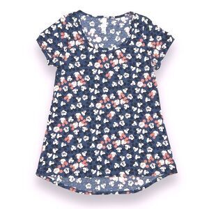 LuLaRoe Disney Classic T Mickey Mouse Blue Top XXS